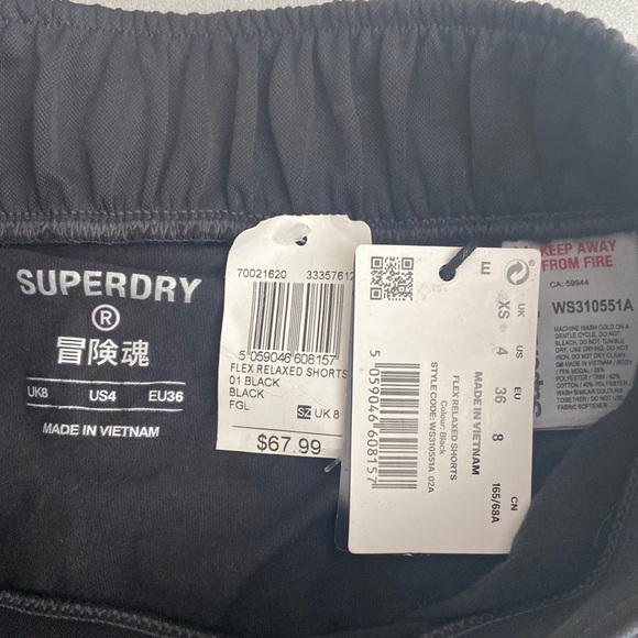 SUPERDRY Women's Flex Relaxed Shorts - Picture 3 of 4